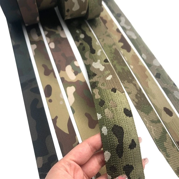Jacquard Multicam Webbing for Pet Collars & Leashes